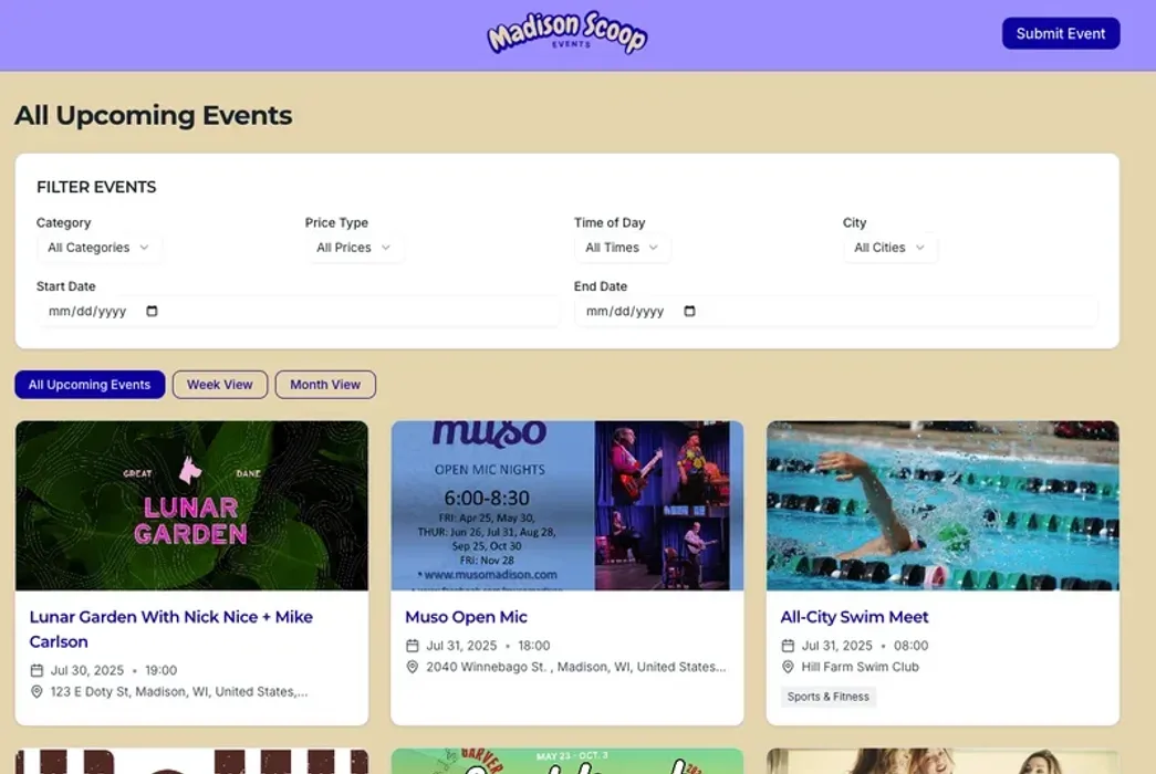 Local CMS - AI-Powered Event Aggregation Platform